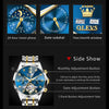 OLEVS 6621 Mens Watch Business Brand Automatic Mechanical Watch Waterproof Watch For Man Moon Phase Original Watches Luxury Men