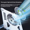 Foldable Laptop Stand with Cooling Fans Rise Ergonomic Computer Stand Rotating Portable Aluminum Adjustable Tablet Pc Notebook