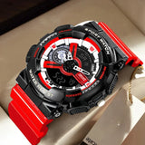 Youth Sport Digital Watch Men Shockproof Waterproof Dual Wristwatches LED  Alarm Clock Mens Watches Cool