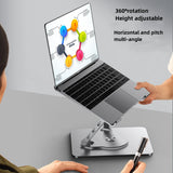 Ergonomic Height Multi-Angle Adjustable Foldable Metal 360 rotation Laptop Stand N087