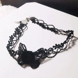 lace necklace choker women neckband Accessories White Lace Necklace Choker Women's Clavicle Chain Tassel Colla lace collar