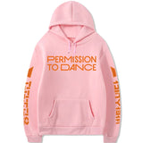 Kpop Youth Group Permission To Dance Male and Female Hoodies Autumn and Winter Lovers Pullover Covers Shipping