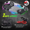 Car Underglow Lights, 6 Pcs Bluetooth Led Strip Lights with Dream Color Chasing, APP Control 12V 300 LEDs Underbody Lights