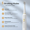 Sejoy 5 Modes Electric Toothbrush Rechargeable 12 Replacement Tooth brush Heads  Adult Ultrasonic Teeth Cleaning