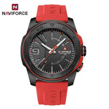 NAVIFORCE Simple Business Quartz Watch For Men Silicone Strap Hand Clock 50m Waterproof Top Brand Luxury Man Sports Watches 2024