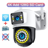 DIFANG Outdoor WIFI Camera 6K 8MP Three Lens 10X Zoom Human Detection 4K 6MP Dual Screens WiFi Surveillance CCTV Security Yoosee