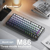 Attack Shark M86 RGB Wireless Mechanical Keyboard Bluetooth Side Carved E-Sports Game Keyboard full-key hot-swap