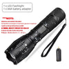 High Power Led Flashlights Camping Torch 5 Lighting Modes Aluminum Alloy Zoomable Light Waterproof Material Use Mini Flashlight