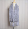 New Luxury Women Muffler 100% Real Mink Fur Scarf With Tassel Hand Knitted Natural Mink Scarves Neck Warmer Poncho Wholesale