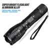 High Power Led Flashlights Camping Torch 5 Lighting Modes Aluminum Alloy Zoomable Light Waterproof Material Use Mini Flashlight