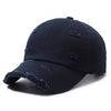 New Washable Hole Baseball Cap For Men Women Hat Solid Sunscreen Baseball Hats Cotton Outdoor Sport Running Visor Casual Cap