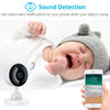 KERUI Baby Monitor WiFi IP Camera Night Vision HD Video Tuya Smart Home Mini Wireless Temperature Sound Motion Detection Cam