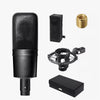 Audio-Technica AT4040 Studio Recording Microphone Condenser Sound Recording Mic for Voice Overs/Studio Recordings podcast mic