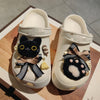 The Same Popular Plush Three-dimensional Cat and Fish Bear Dolphin Crocs Accessories Shoes Flower Bow Diy Shoe Buckle