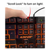 Gaming Keyboards Mechanical Feeling Keyboards with Backlight for Computer Tablet PC Gamer PC Laptop Not Wireless Keyboard