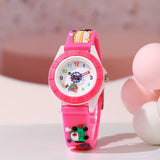 Fun Cartoon Car Themed Children Watches Cartoon Watches Silicone Quartz Wristwatch Birthday Gift Kid Girl Boy Watch Reloj