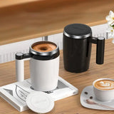 Automatic Stirring Cup Mug Rechargeable Portable Coffee Electric Stirring Stainless Steel Rotating Magnetic Home Drinking Tools