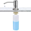 Kitchen Sink Countertop Press Pump Apparatus 350/500ml Stainless Steel Reusable Pump Head Extension Tube Liquid Bottle Sink Pump