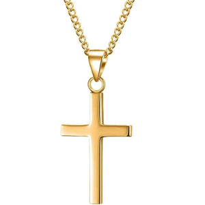 Stainless steel cross necklace female pendant niche light luxury design sense 2024 new lovers collarbone choker boudoir gift