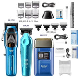 Kemei Hair Clipper Kit for Men 10W Big Power 9000RPM KM-1763 KM-264 Rechargeable Trimmers KM-1112 Professional Electric Shaver