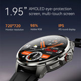 H99 2025 Smart Watch SIM Card 4G Android  Google Play 1.95 inch Amoled  GPS WIFI 2100mAh Large Memory Men's Watch New