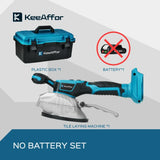 KEEAFFOR 3500W 200KG Tiles Tiling Machine Tile Vibrator Suction Cup 8 Gear Adjustable Floor Vibrator Tool For Makita 18V Battery