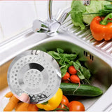 1PCS Kitchen Sink Filter Stainless Steel Mesh Sink Strainer Filter Bathroom Sink Strainer Drain Hole Filter Trap Waste Screen