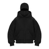 Y2k Retro Fashion Double Layer Hoodies Hip Hop Ninja Street Zipper Hoodie Balaclava Gothic Autumn Winter Tracksuit Sweatshirt