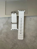 Ocean Strap For apple watch band 44mm 45mm 49mm 40mm 41mm 42mm 38mm Silicone Belt iWatch Ultra 2 8 7 6 5 4 3 Bracelet Watchband