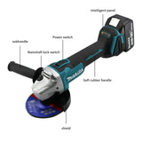 Makita 18V Battery 125mm 100mm M14 Brushless Angle Grinder Polishing Cutting Machine Cordless Electric Angle Grinder Power Tool