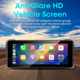 7 Inch Motorcycle GPS with Wireless CarPlay and Android Auto IPX7 Waterproof