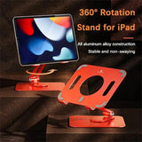 Notebook Stand Adjustable Ergonomic Design Foldable Turntable Phone Accessories Lazy Mount Non-slip Silicone Rotation Riser