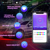 Car Underglow Lights, 6 Pcs Bluetooth Led Strip Lights with Dream Color Chasing, APP Control 12V 300 LEDs Underbody Lights