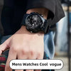 Youth Sport Digital Watch Men Shockproof Waterproof Dual Wristwatches LED  Alarm Clock Mens Watches Cool