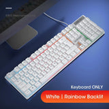 Gaming Keyboards Mechanical Feeling Keyboards with Backlight for Computer Tablet PC Gamer PC Laptop Not Wireless Keyboard