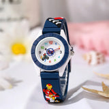 Fun Cartoon Car Themed Children Watches Cartoon Watches Silicone Quartz Wristwatch Birthday Gift Kid Girl Boy Watch Reloj