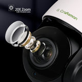 PL XMEYE POE 20X PTZ Dome IP Camera  6MP Outdoor IMX335 Human Optical Zoom IR 60M CCTV Security Waterproof G.Craftsman