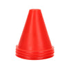 50/10Pcs Soccer Cones Flexible Sports Cones Heavy Duty Field Cone Markers for Kid Agility Exercise Obstacles Avoiding Training