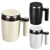 Automatic Stirring Cup Mug Rechargeable Portable Coffee Electric Stirring Stainless Steel Rotating Magnetic Home Drinking Tools