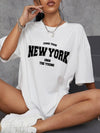 Shirts for Women 1968 The New York Is Young Woman Tshirts Oversize Creativity Streettshirt Short Sleeve Clothes