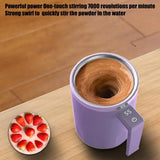 Automatic Stirring Cup Rechargeable Portable Coffee Electric Stirring 350ml Travel Mixer Rotating Magnetic Self Stirring Mugs