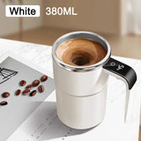 Automatic Stirring Cup Rechargeable Portable Coffee Electric Stainless Steel Mixer Rotating Magnetic Mug Kitchen Supply