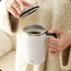 Automatic Stirring Cup Rechargeable Portable Coffee Electric Stirring Stainless Steel Mixer Rotating Magnetic Self Stirring Mugs