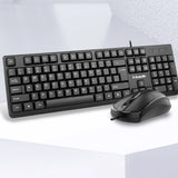 1Pcs Wired USB Keyboard And Mouse Set Suitable For Computer Laptop Business Office Game Keyboard And Mouse Set