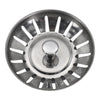 Anti Constipation Kitchen Sink Strainer Drain Easy To Clean Rinse Seamless Flow Smooth Water Flow Construction