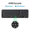 UGREEN Keyboard Wireless Bluetooth & 2.4GHz Russian/Korean/English Keycaps for Laptop MacBook iPad PC Tablet Bluetooth Keyboard