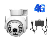 5MP Camera 4G SIM Card IP Security Cameras Outdoor 360 PTZ Smart home Security Protection Auto Tracking Video Surveillance