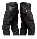 New Men's Tactical Work Pants Outdoor Waterproof Cargo Trousers Casual Multi-pocket Wear-Resistant Outdoor Training Trousers