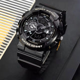 Youth Sport Digital Watch Men Shockproof Waterproof Dual Wristwatches LED  Alarm Clock Mens Watches Cool