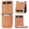 Leather Card Slot Phone Case for Samsung Z Flip 5G